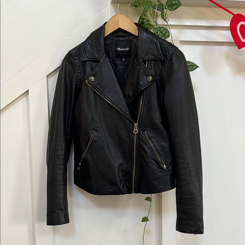 Madewell Black Leather Jacket